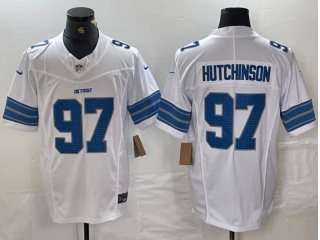 Detroit Lions #97 Aidan Hutchinson Vapor F.U.S.E. Limited Jersey Legacy White