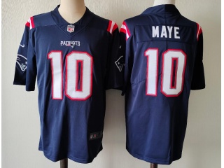 New England Patriots #10 Drake Maye Limited Jersey Blue