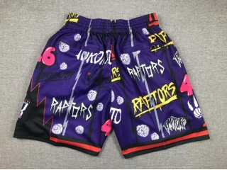 Toronto Raptors Graffiti Short Purple