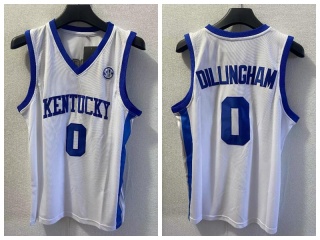 Kentucky Wildcats #0 Rob Dillingham Jersey White