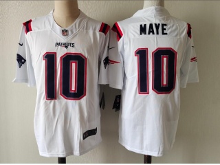 New England Patriots #10 Drake Maye Limited Jersey White