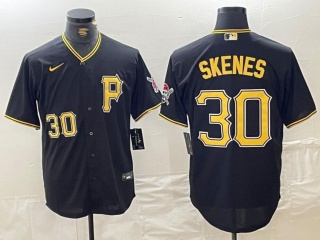 Pittsburgh Pirates #30 Paul Skenes Limited Player Jersey Black