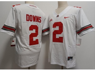 Ohio State Buckeyes #2 Caleb Downs Limited Jersey White