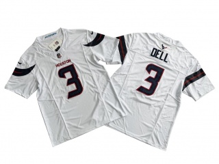 Houston Texans #3 Tank Dell Vapor F.U.S.E. Limited Jersey White