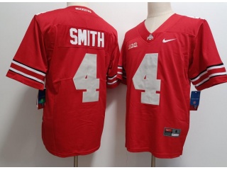 Ohio State Buckeyes #4 Jeremiah Smith Limited Jersey Red