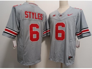 Ohio State Buckeyes #6 Lorenzo Styles Jr. Limited Jersey Gray