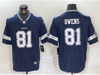 Dallas Cowboys #81 Terrell Owens Limited Jersey Blue