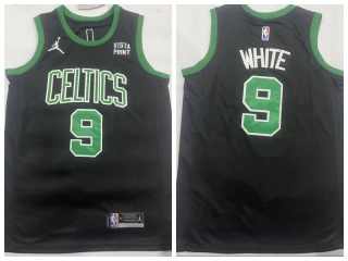 Boston Celtics #9 Derrick White Jersey Black