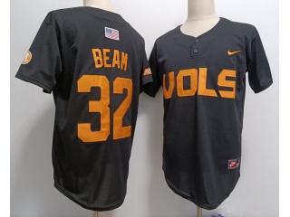 Tennessee Volunteers #32 Drew Beam Baseball Jersey Black