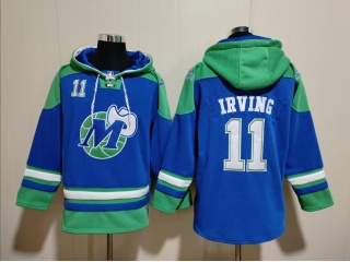 Dallas Mavericks #11 Kyrie Irving Hoodie Blue/Green