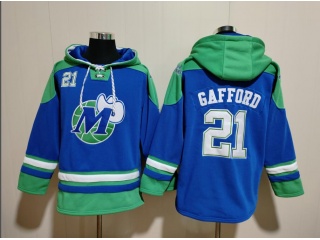 Dallas Mavericks #21 Daniel Gafford Hoodie Blue/Green