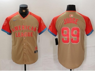 New York Yankees #99 Aaron Judge 2024 MLB All-Star Game Limited Player Jersey Cream