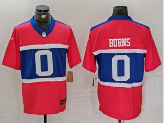 New York Giants #0 Brian Burns Vapor F.U.S.E. Limited Jersey Century Red