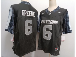 West Virginia Mountaineers #6 Garrett Greene F.U.S.E Limited Jersey Black