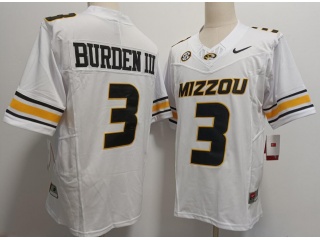 Missouri Tigers #3 Luther Burden III F.U.S.E Limited Jersey White