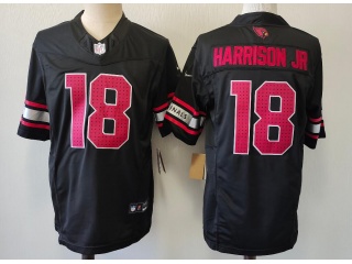 Arizona Cardinals #18 Marvin Harrison Jr. Vapor F.U.S.E. Limited Jersey Black