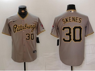 Pittsburgh Pirates #30 Paul Skenes Limited Players Jersey Grey