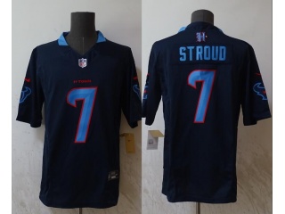 Houston Texans #7 C.J. Stroud Throwback Vapor F.U.S.E. Limited Jersey Black