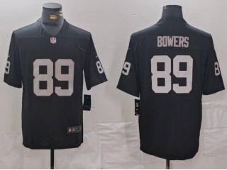 Las Vegas Raiders #89 Brock Bowers Vapor Limited Jersey Black