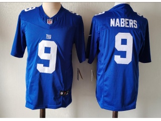 New York Giants #9 Malik Nabers Vapor F.U.S.E. Limited Jersey Blue