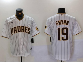 San Diego Padres #19 Tony Gwynn Cool Base Jersey White