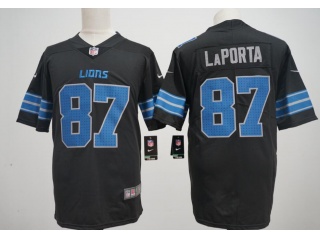 Detroit Lions #87 Sam LaPorta Vapor Limited Jersey Black