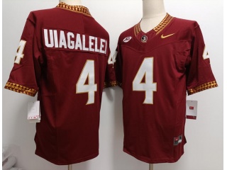 Florida State Seminoles #4 DJ Uiagalelei Limited Jersey Red