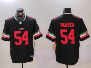 San Francisco 49ers #54 Fred Warner Mexico Edition Jersey Black