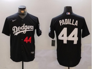 Los Angeles Dodgers #44 Vicente Padilla Player Limited Jersey Black