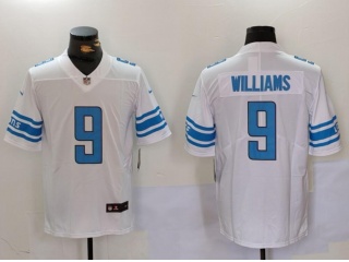 Detroit Lions #9 Jameson Williams Vapor Limited Jersey White