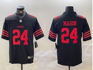 San Francisco 49ers #24 Jordan Mason Limited Jersey Black