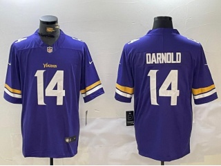 Minnesota Vikings #14 Sam Darnold Limited Jersey Purple