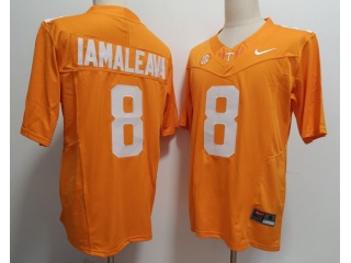 Tennessee Volunteers #8 Nico Iamaleava w/ SEC Patch F.U.S.E Limited Jersey Orange