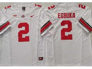 Ohio State Buckeyes #2 Emeka Egbuka F.U.S.E Limited Jersey White