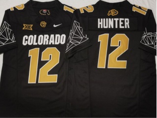 Colorado Buffaloes #12 Travis Hunter 2024 F.U.S.E Limited Jersey Black