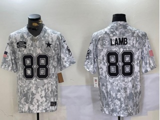 Dallas Cowboys #88 CeeDee Lamb 2024 Salute to Service Limited Jersey Arctic Camo