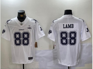 Dallas Cowboys #88 CeeDee Lamb Est 1960 Limited Jersey White