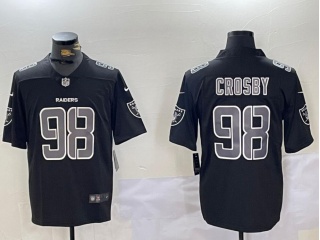 Las Vegas Raiders #98 Maxx Crosby Impact Limited Jersey Black