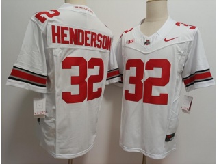 Ohio State Buckeyes #32 TreVeyon Henderson F.U.S.E Limited Jersey White