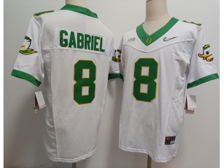 Oregon Ducks #8 Dillon Gabriel Vapor F.U.S.E Limited Jersey White