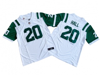 New York Jets #20 Breece Hall Classic Alternate Vapor F.U.S.E. Limited Jersey White