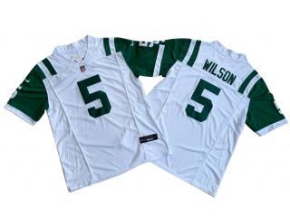 New York Jets #5 Garrett Wilson Classic Alternate Vapor F.U.S.E. Limited Jersey White