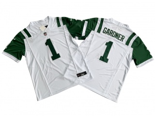 New York Jets #1 Ahmad Sauce Classic Alternate Vapor F.U.S.E. Limited Jersey White