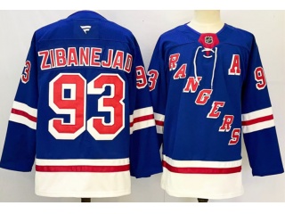 Fanatics New York Rangers #93 Mika Zibanejad Jersey Blue