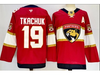 Fanatics Florida Panthers #19 Matthew Tkachuk Jersey Red