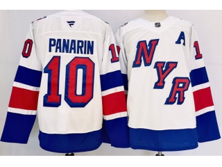 Fanatics New York Rangers #10 Artemi Panarin Stadium Series Jersey White