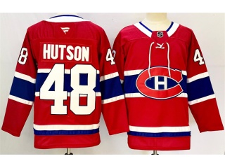 Fanatics Montreal Canadiens #48 Lane Hutson Jersey Red