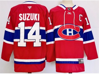 Fanatics Montreal Canadiens #14 Nick Suzuki Jersey Red