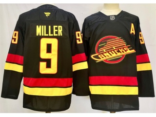 Fanatics Vancouver Canucks #9 J.T. Miller Jersey Black