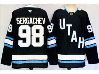 Fanatics Utah Hockey Club #98 Mikhail Sergachev Jersey Navy Blue